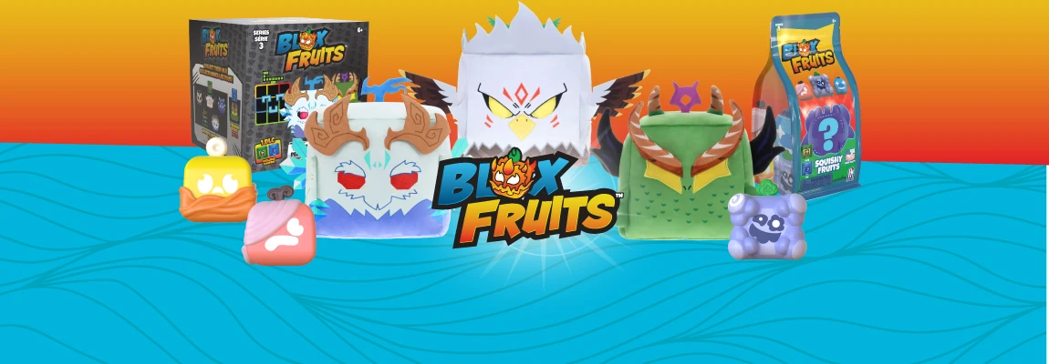 Blox Fruits plüssök, figurák DLC kóddal készleten a Játéktenger webáruházban