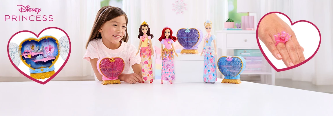 Mattel Disney Hercegnő Csupaszív babák meglepetés kiegészítőkkel gyerekeknek készleten a Játéktenger webáruházban