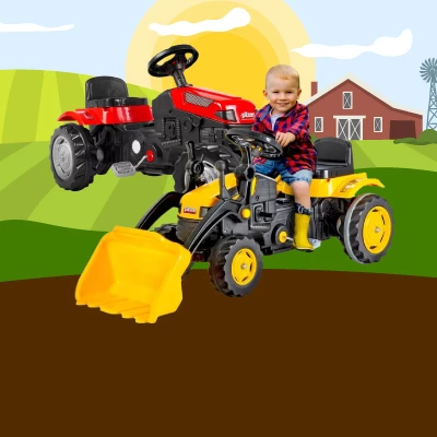 Pedálos traktor gyerekeknek TOP áron a Játéktenger webáruházban