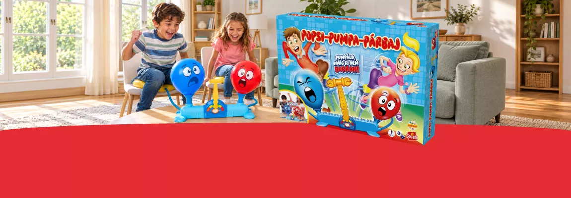 Popsi-pumpa párbaj társasjáték elérhető készleten, Játéktenger