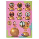 YuMe Squid Game Piggy Bank meglepetés mini figura szerencsemaacban