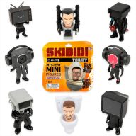 Skibidi WC meglepetés mini figura, 1. sorozat, 6 cm