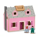 Melissa & Doug Szétnyitható fa babaház
