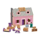 Melissa & Doug Szétnyitható fa babaház