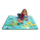 Melissa & Doug Játszószőnyeg, 100x90 cm, a világ körül