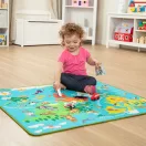 Melissa & Doug Játszószőnyeg, 100x90 cm, a világ körül