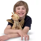 Melissa & Doug, plüss, fénylő sárkány