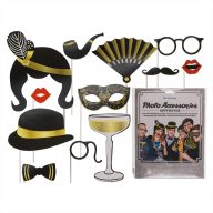 Partifotó kiegészítő szett, 12 darabos - ünnep