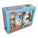 Melissa & Doug Sütés-főzés, Fa kávéfőző szett