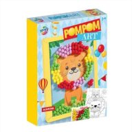 Moxy Pom Pom Kit kreatív készlet, oroszlán