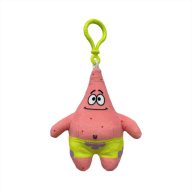 SpongyaBob plüss táskaklipp, 13 cm - Patick