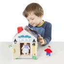 Melissa & Doug Fa készségfejlesztő játék, Ház kulcsokkal, csengőkkel és figurákkal 
