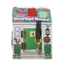 Melissa & Doug Fa készségfejlesztő játék, Ház kulcsokkal, csengőkkel és figurákkal 