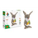Origami 3D Nyuszi papírhajtogatós építőjáték