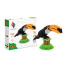 Origami 3D Tukán papírhajtogatós építőjáték