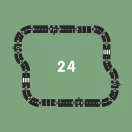 Waytoplay rugalmas autópálya 24 db-os