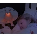 Zazu FIN bárány olvasólámpa és éjjeli fény - szürke