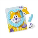 Melissa & Doug Bébi és tipegő fajátékok, Óriás puzzle, szafari