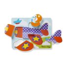 Melissa & Doug Bébi és tipegő fajátékok, Óriás puzzle, járművek