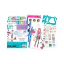 Make It Real Divattervező vázlatfüzet, Modern ruhák