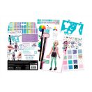 Make It Real Divattervező vázlatfüzet, Pasztel Pop