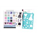 Make It Real Divattervező vázlatfüzet, Pasztel Pop