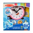Melissa & Doug fa készségfejlesztő játék, Azúrkék nyomok és te - mágneses óra