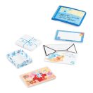 Melissa & Doug készségfejlesztő játék, Azúrkék nyomok és te - fa postaláda készlet