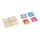 Melissa & Doug készségfejlesztő játék, Azúrkék nyomok és te - fa postaláda készlet