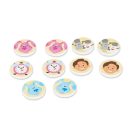 Melissa & Doug készségfejlesztő játék, Azúrkék nyomok és te - fa postaláda készlet