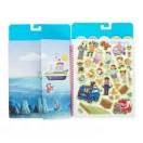 Melissa & Doug kreatív játék, újrahasználható matrica füzet, Mancs Őrjárat - Kaland-öböl