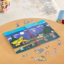 Melissa & Doug kreatív játék, újrahasználható matrica füzet, Mancs Őrjárat - A nagy mentőakció