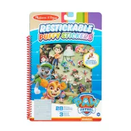   Melissa & Doug kreatív játék, pufi matrica füzet, Mancs Őrjárat - Dzsungel