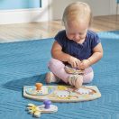 Melissa & Doug Fa készségfejlesztő játék, Puzzle fogantyúval, szafari