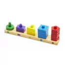 Melissa & Doug Fa készségfejlesztő játék, Formarendező Toronyépítő