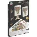 Moxy Fa puzzle különleges elemekkel, elefánt 132 db