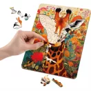 Moxy Fa puzzle különleges elemekkel, zsiráf 125 db