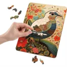 Moxy Fa puzzle különleges elemekkel, madár 121 db