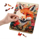 Moxy Fa puzzle különleges elemekkel, róka 126 db
