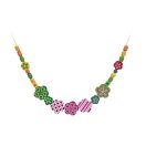 Melissa & Doug Kreatív játék, Fa gyöngy szett, virágok