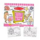 Melissa & Doug Kreatív játék, Jumbo színező, pink
