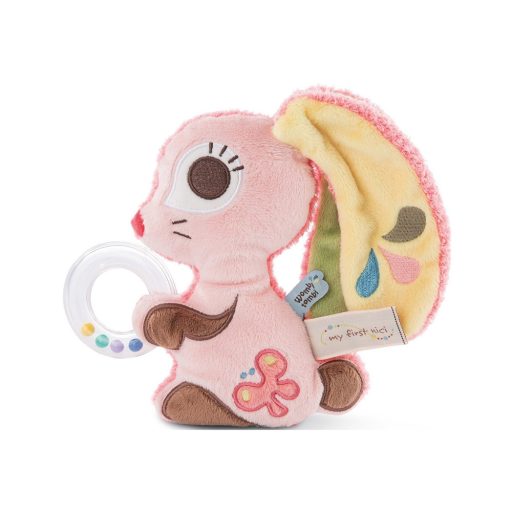 My First NICI Wombitombi plüss csörgő, Hopsali nyuszi 18 cm