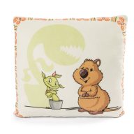   NICI GREEN Wild Friends Mola kurtafarkú kenguru 30x30 cm párna