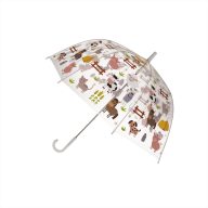 Áttetsző gyerek esernyő, állatos, 72 cm - farmállatok