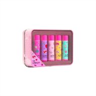   Canenco Create It! Ajakápoló szett fém dobozban - 5 darabos, rózsaszín