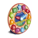 Melissa & Doug Fa készségfejlesztő játék, Formaillesztő óra