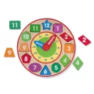 Melissa & Doug Fa készségfejlesztő játék, Formaillesztő óra