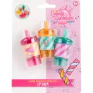 Canenco Create it! Candy ajakbalzsam szívószálas pohárban, 3 db