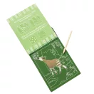 Melissa & Doug Kreatív játék, Képkarc füzet, szafari