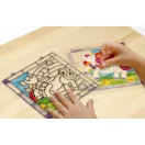 Melissa & Doug Kreatív játék, Ólomüveg képkészítő készlet, unikornis